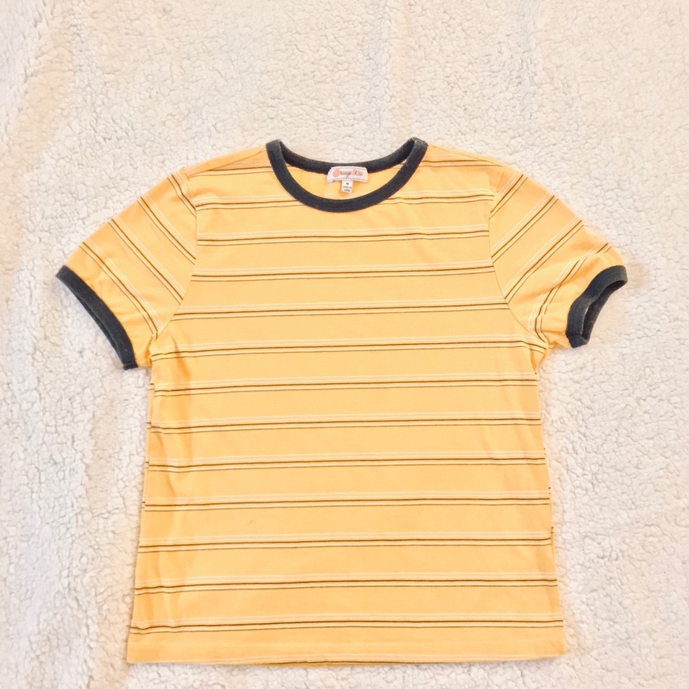 Vintage styled yellow top